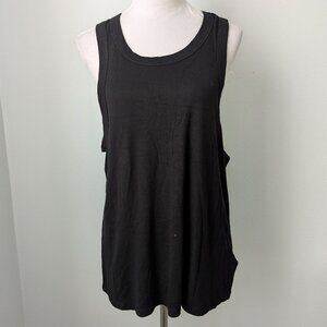 NWT Liverpool Los Angeles Women's Black Ribbed Tank Top, XL